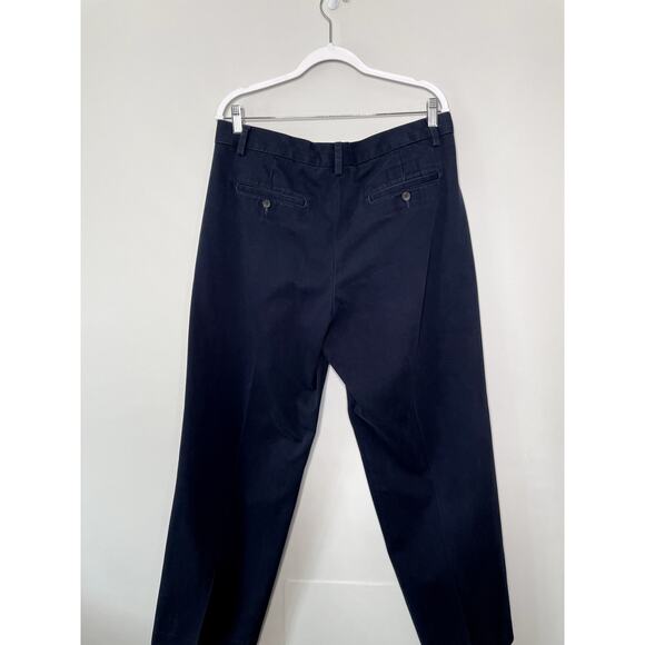 Eddie Bauer Men's Navy Chinos - Picture 2 of 6